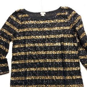 JCrew sequin Sweater